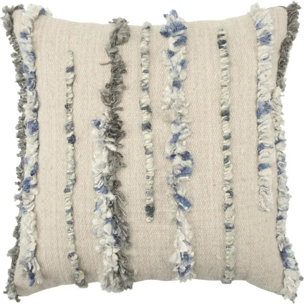 LOOMLAN Natural Cola Textured Throw Pillow Down Insert
