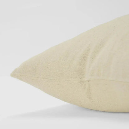 LOOMLAN Natural Faith Square Throw Pillow Cover With Insert