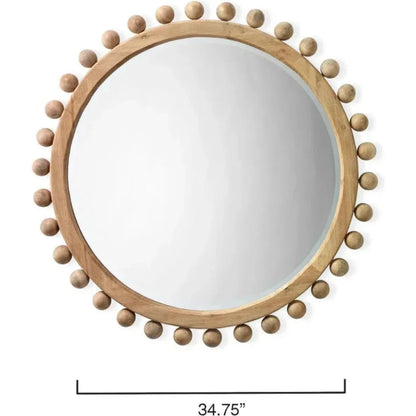 Natural Fir Wood Brighton Wall Mirror - LOOMLAN - Jamie Young - Wall Mirrors