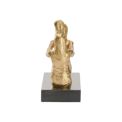 Navasana Gold Yoga Accent Piece Sculpture - LOOMLAN - Wildwood - Statues & Sculptures
