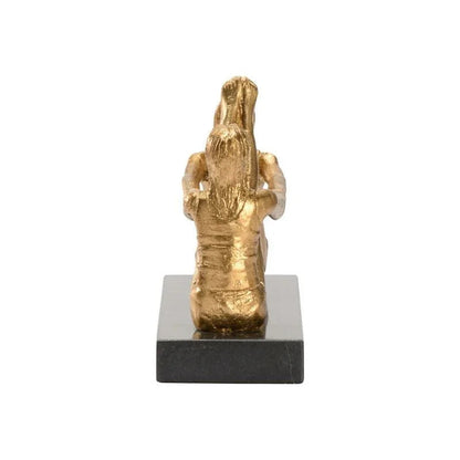 Navasana Gold Yoga Accent Piece Sculpture - LOOMLAN - Wildwood - Statues & Sculptures