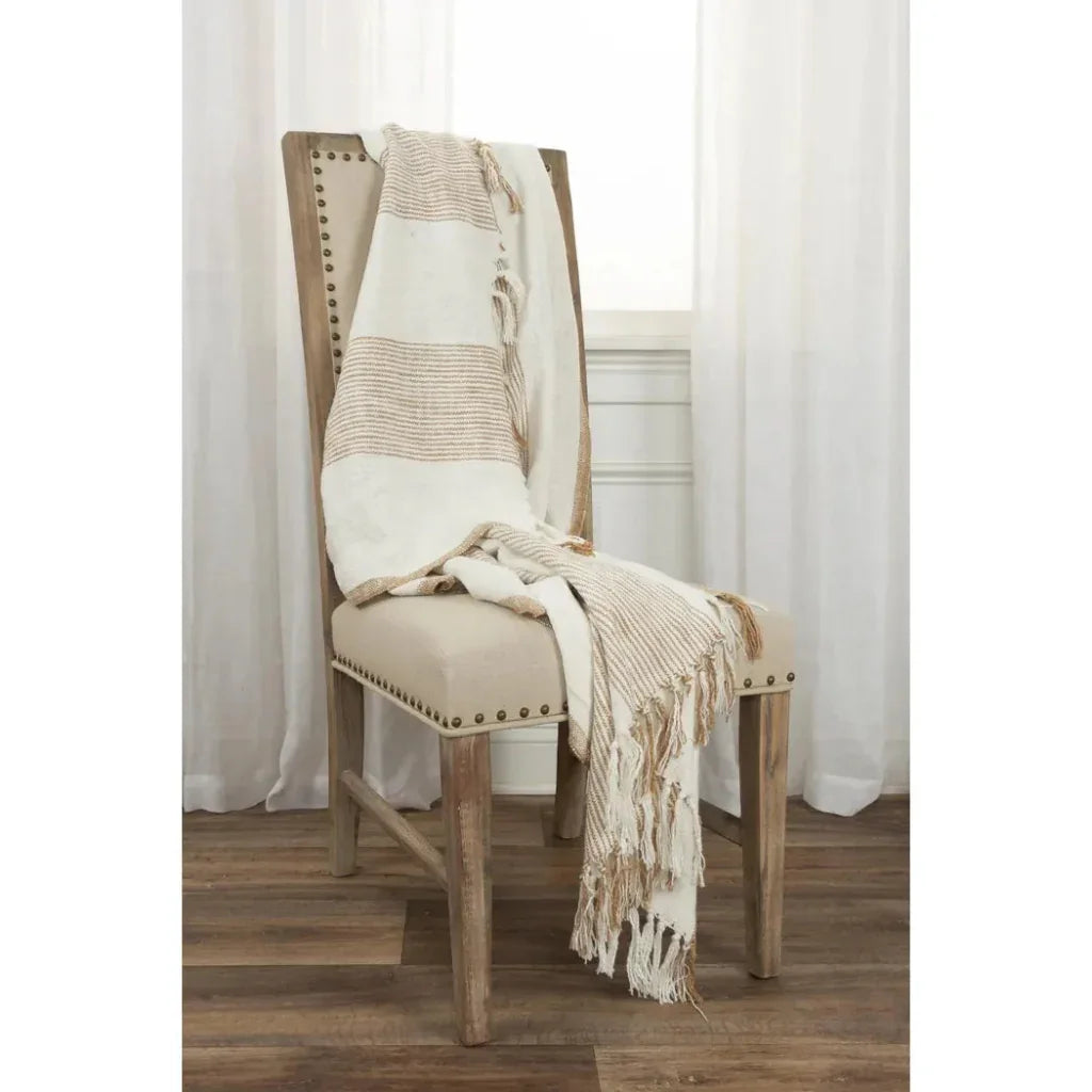 Nelly Boho Cotton Throw Blanket - LOOMLAN - LOOMLAN - Throw Blankets