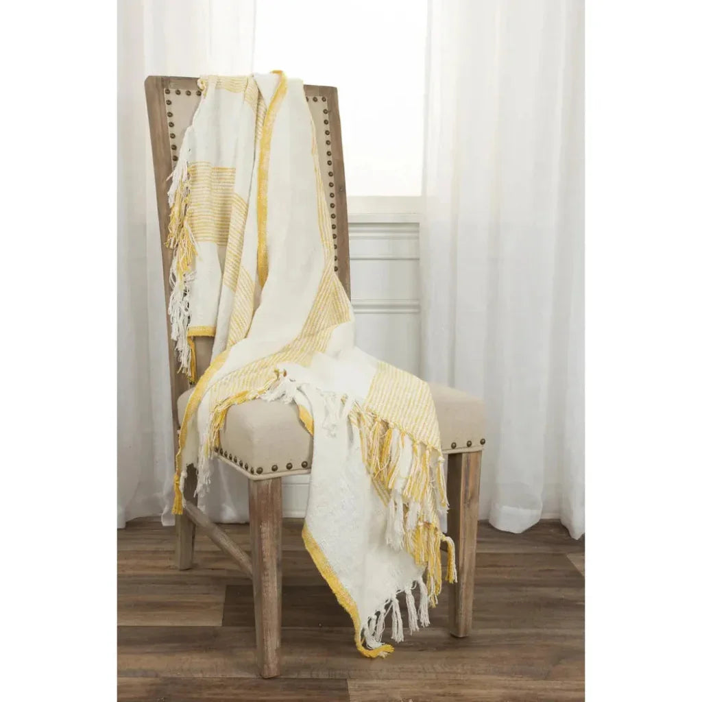 Nelly Boho Cotton Throw Blanket - LOOMLAN - LOOMLAN - Throw Blankets