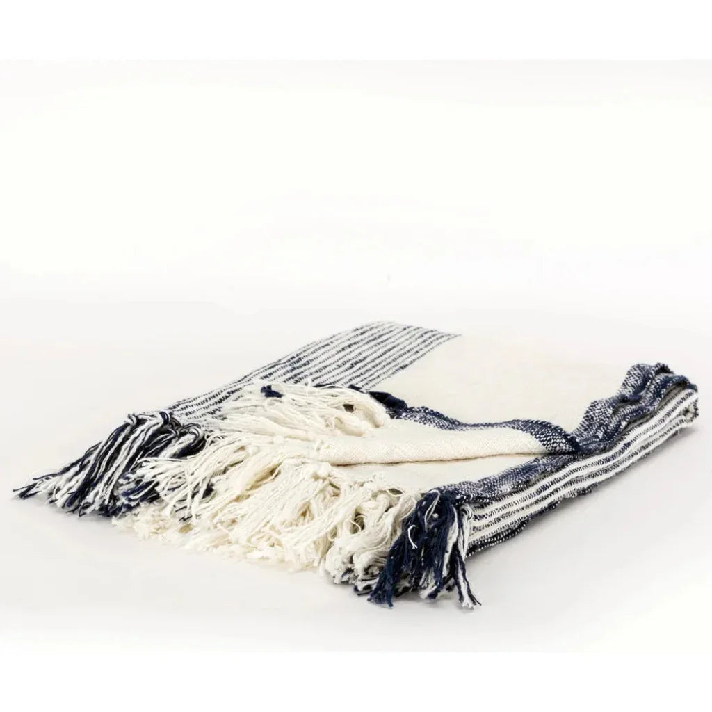 Nelly Boho Cotton Throw Blanket - LOOMLAN - LOOMLAN - Throw Blankets