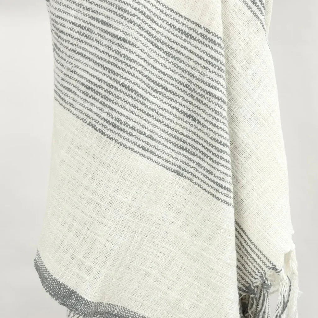 Nelly Boho Cotton Throw Blanket - LOOMLAN - LOOMLAN - Throw Blankets