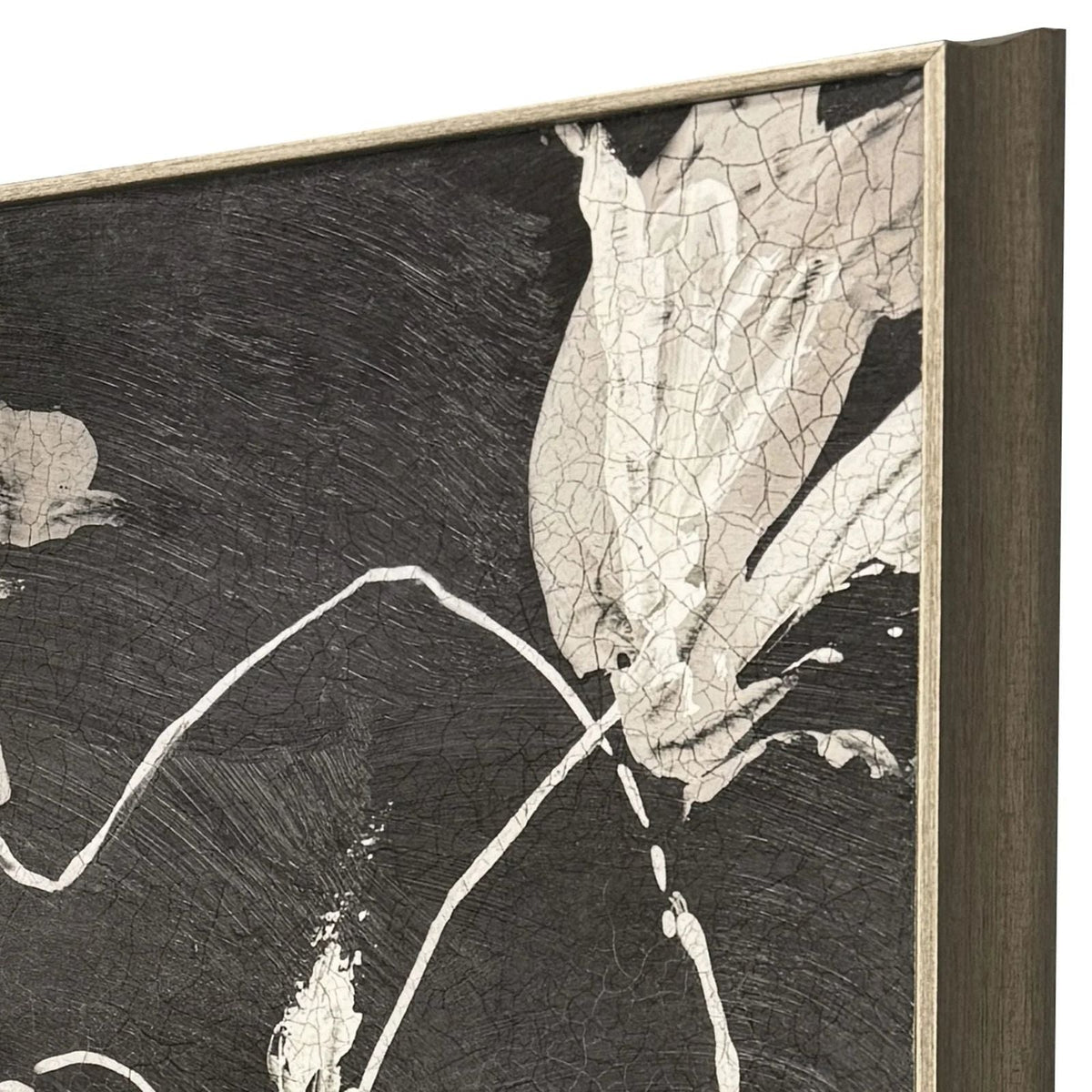 Neutral Flora Black Framed Wall Art -- view 4