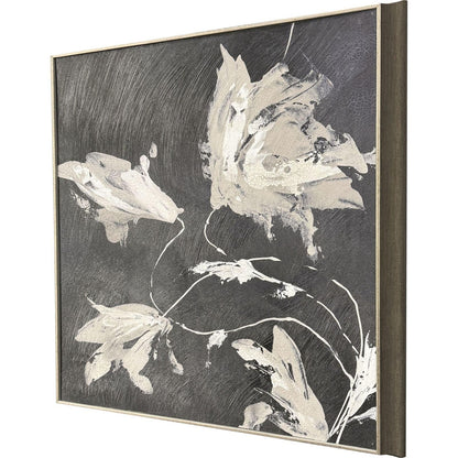 Neutral Flora Black Framed Wall Art -- view 7