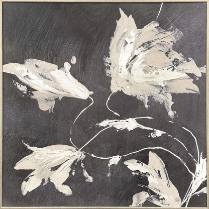 Neutral Flora Black Framed Wall Art -- view 5
