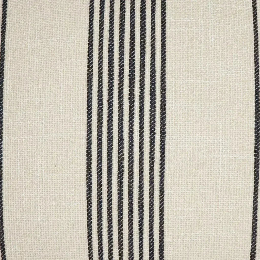 Newport Linen Stripes Nautical Tan Large Throw Pillow - LOOMLAN - D.V. Kap - Throw Pillows