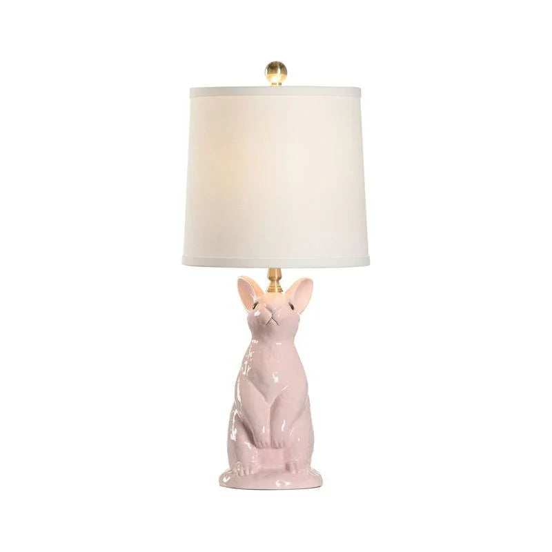 Next Generation Ceramic Baby Bunny Base Table Lamp - LOOMLAN - Wildwood - Table Lamps