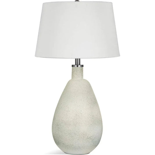 Niello Ceramic White Table Lamp - LOOMLAN - Bassett Mirror - Table Lamps