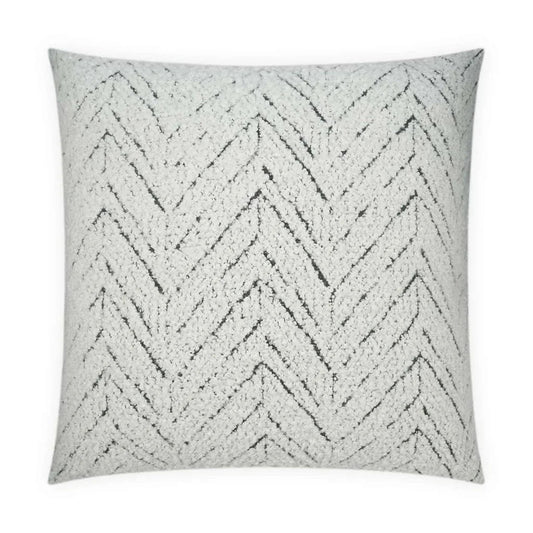 Nifty Handmade White Cotton Throw Pillow - LOOMLAN - D.V. Kap - Throw Pillows