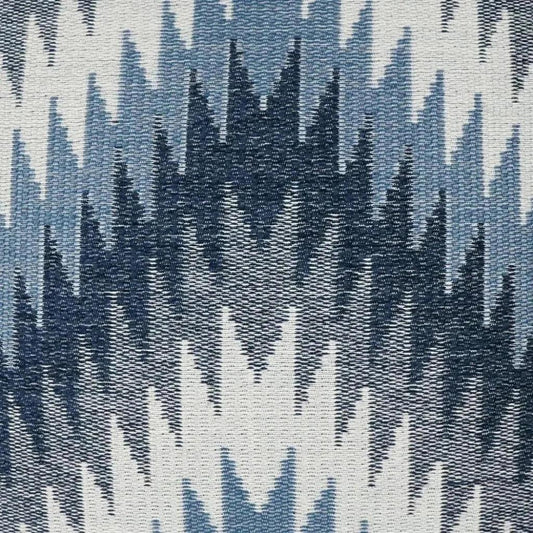 Nigel Ocean Chevron Blue Navy Large Throw Pillow Insert - LOOMLAN - D.V. Kap - Throw Pillows