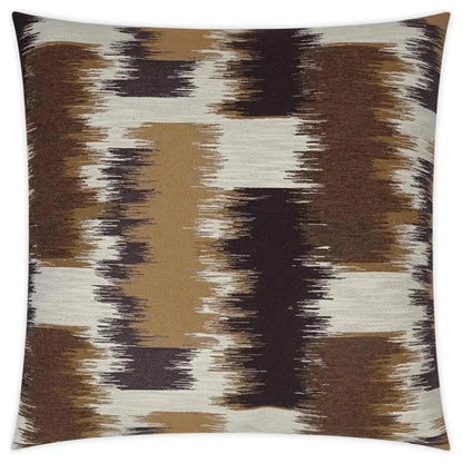 Nila Max Caramel Western Chic Brown Large Throw Pillow - LOOMLAN - D.V. Kap - Throw Pillows