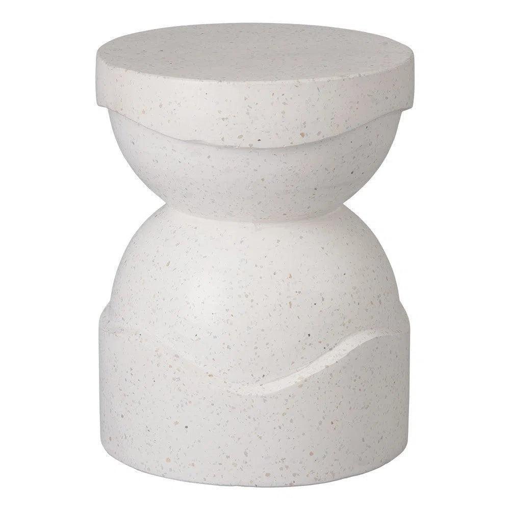 Noah 18 in. Round Terrazzo Garden Stool-Garden Stools-Emissary-LOOMLAN