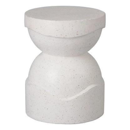 Noah 18 in. Round Terrazzo Garden Stool-Garden Stools-Emissary-LOOMLAN