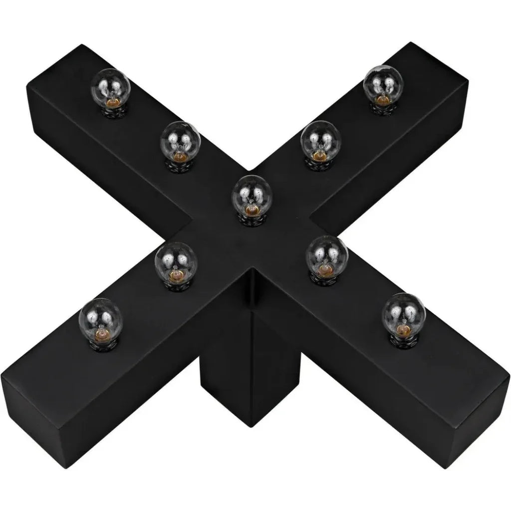 Nolen Steel Table Lamp - LOOMLAN - Noir - Table Lamps