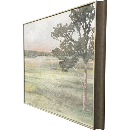 Noorong Transitional Green Canvas Art