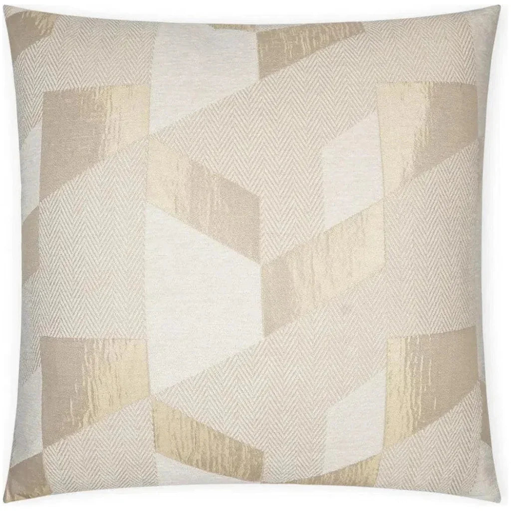 Noren Glam Geometric Gold Large Throw Pillow Insert - LOOMLAN - D.V. Kap - Throw Pillows