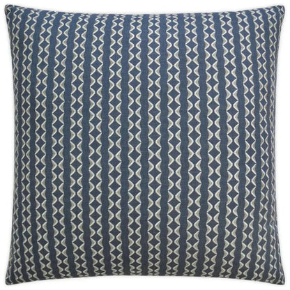 D.V. Kap Notch Indigo Blue Throw Pillow With Insert