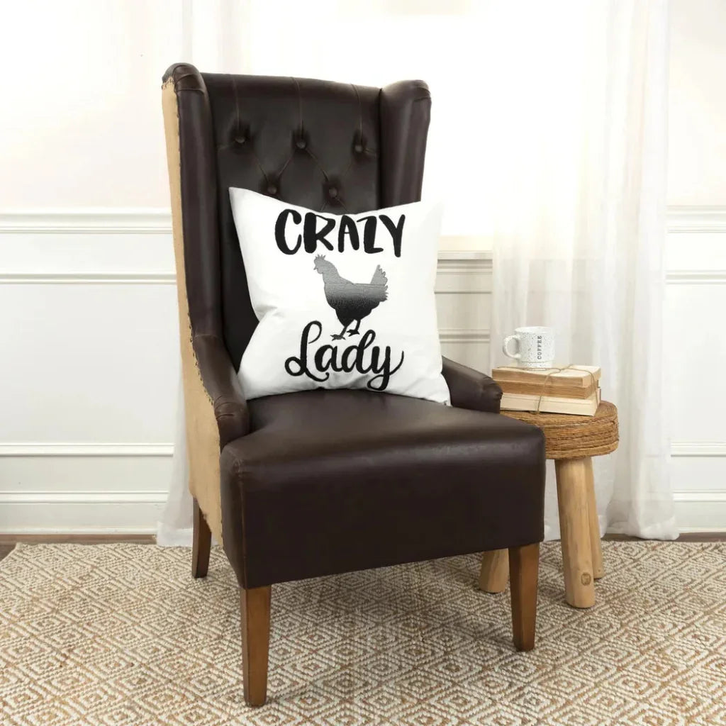 LOOMLAN Nova White & Black Throw Pillow Down Insert