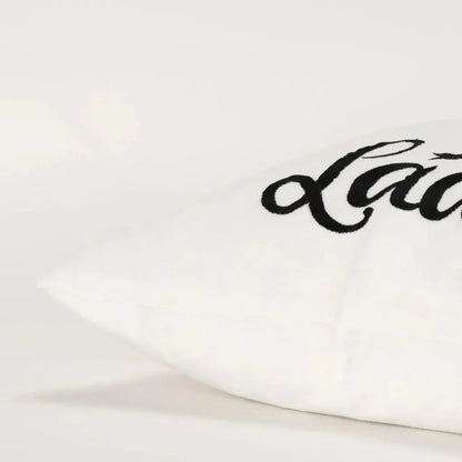 LOOMLAN Nova White & Black Throw Pillow Down Insert