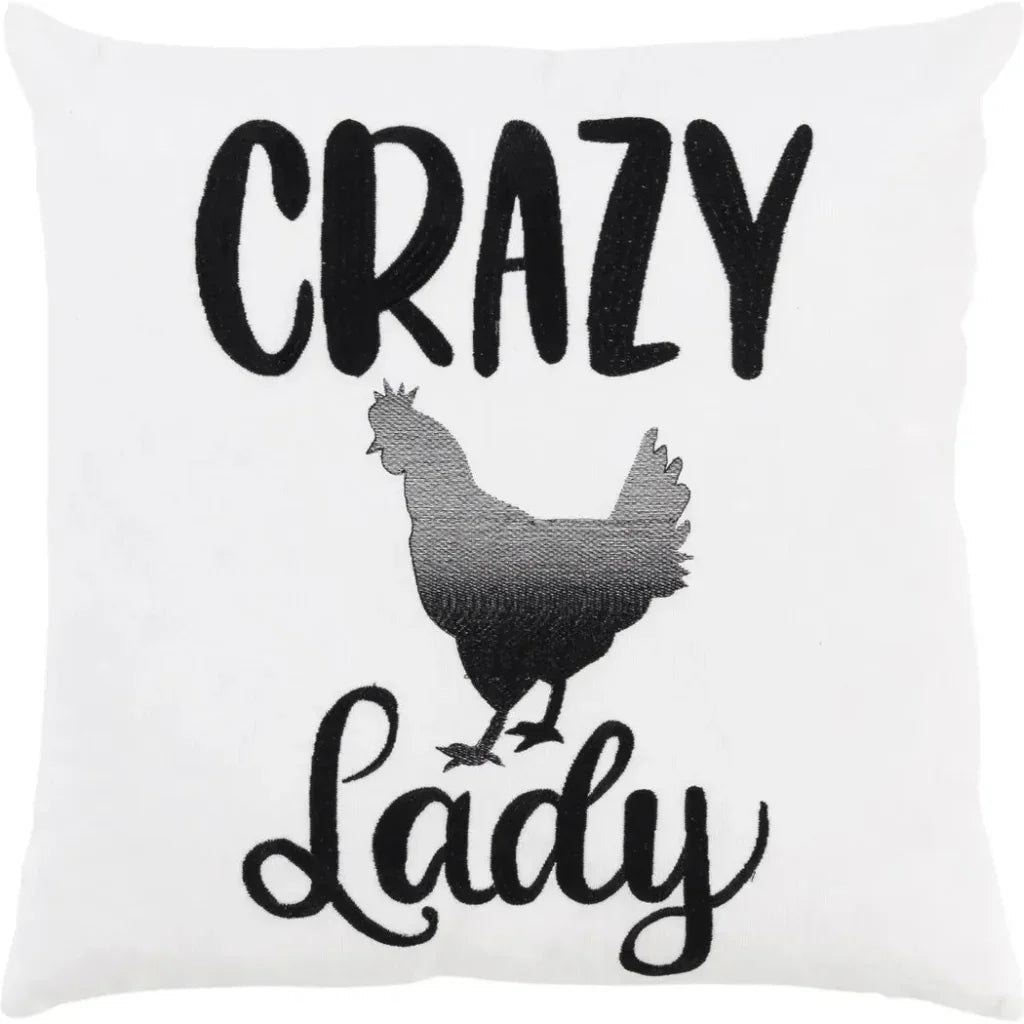 LOOMLAN Nova White & Black Throw Pillow Down Insert