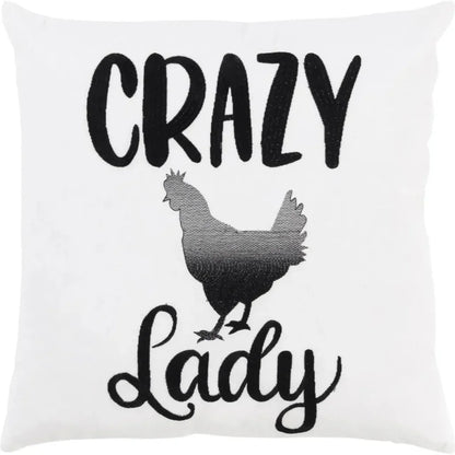 LOOMLAN Nova White & Black Throw Pillow Down Insert