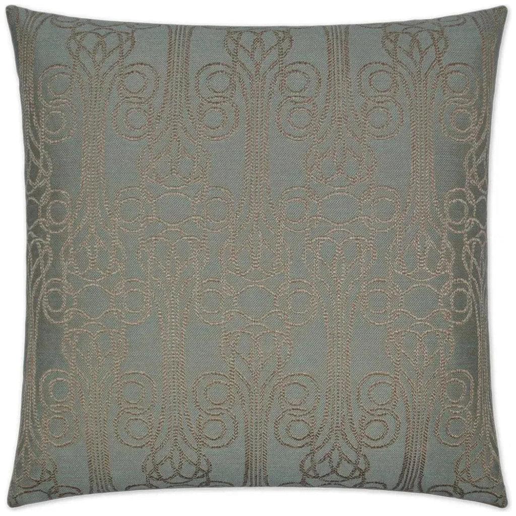 Nurella Mint Grey Throw Pillow With Insert - LOOMLAN - D.V. Kap - Throw Pillows