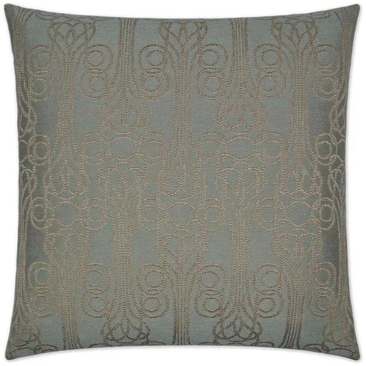 Nurella Mint Grey Throw Pillow With Insert - LOOMLAN - D.V. Kap - Throw Pillows