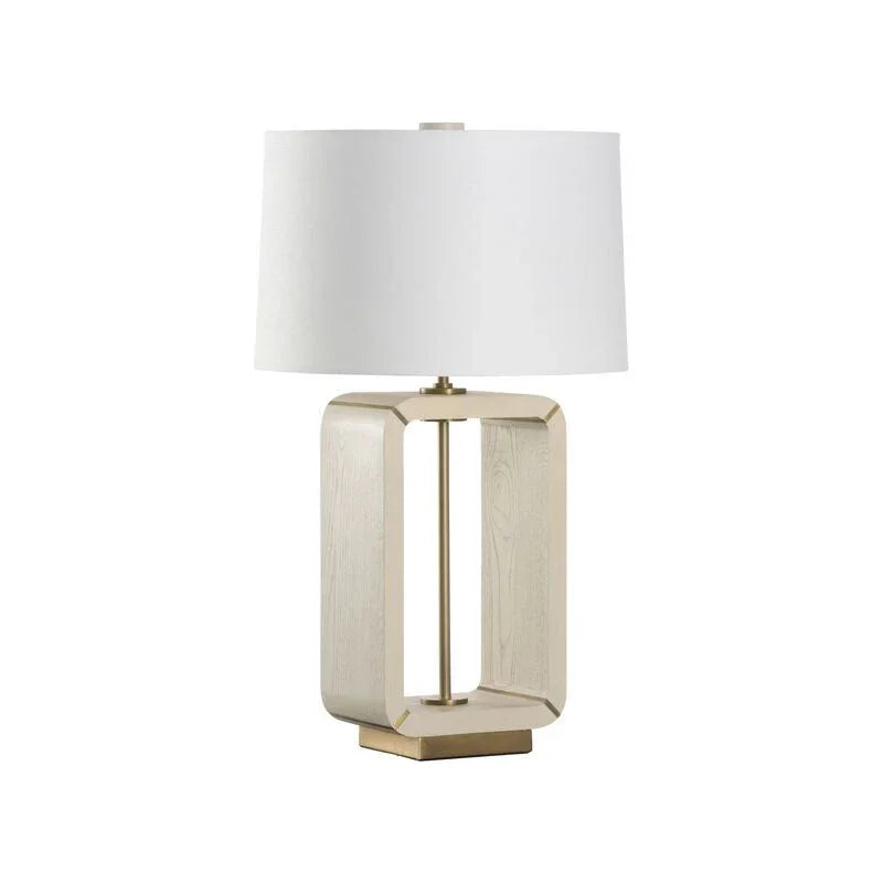 Oak Island Coastal Design Wooden Table Lamp - LOOMLAN - Wildwood - Table Lamps