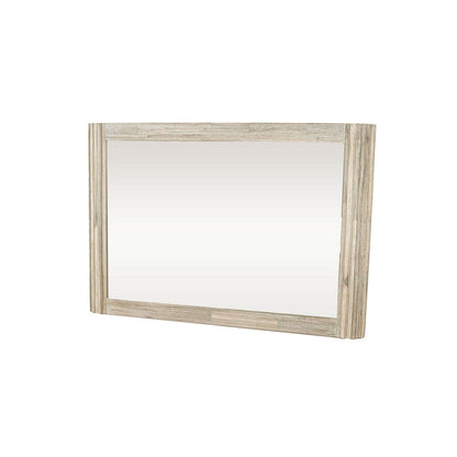 Oasis Wood Frame Wall Mirror -- view 3