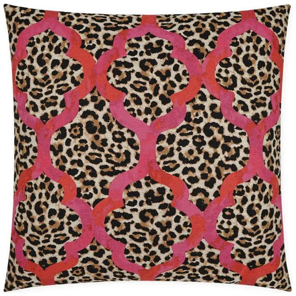 Obsessed Animal Fuchsia Large Throw Pillow Insert - LOOMLAN - D.V. Kap - Throw Pillows