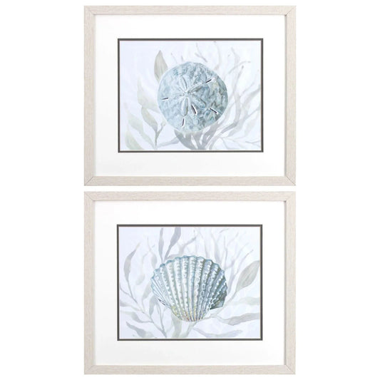 Ocean Beauty A Blue Canvas Art 2PC