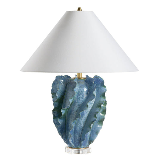 Ocean Waves Ceramic Table Lamp