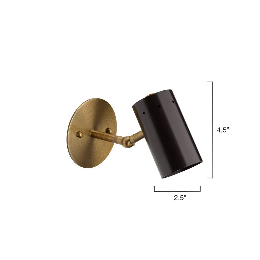 Oil Rubbed Bronze Milano Sconce - LOOMLAN - Jamie Young - Wall Sconces