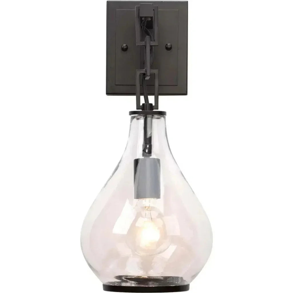 Oil Rubbed Bronze Tear Drop Wall Sconce - LOOMLAN - Jamie Young - Wall Sconces