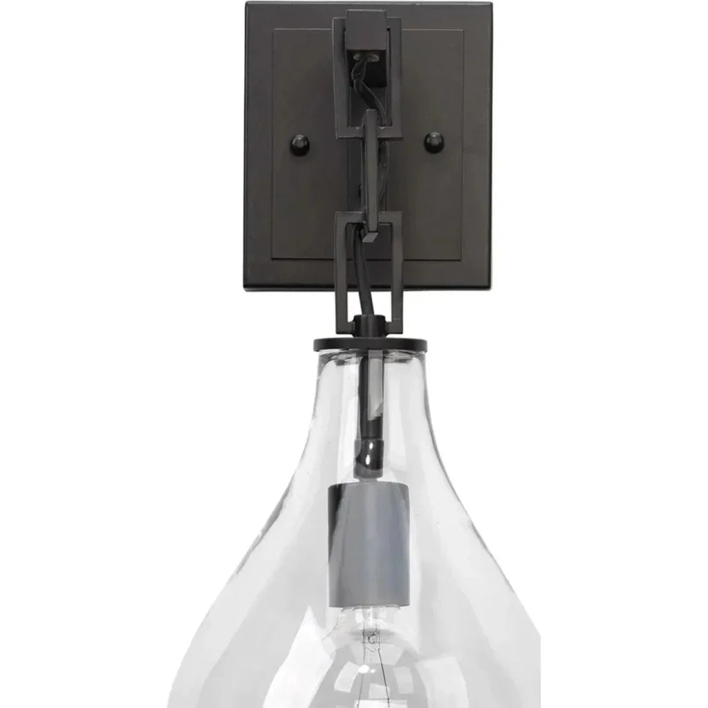 Oil Rubbed Bronze Tear Drop Wall Sconce - LOOMLAN - Jamie Young - Wall Sconces