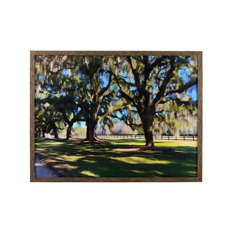 Old Oaks Wood Framed Artwork-Framed Wall Art-Chelsea House-LOOMLAN
