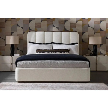SUNPAN Oletto Table Lamp Beige Shade & Black Base