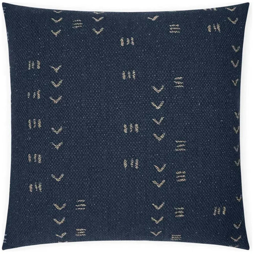 Ollie Navy Global Navy Large Throw Pillow Insert - LOOMLAN - D.V. Kap - Throw Pillows