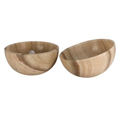 Onyx Globe Style Round Table Lamp - LOOMLAN - Noir - Table Lamps