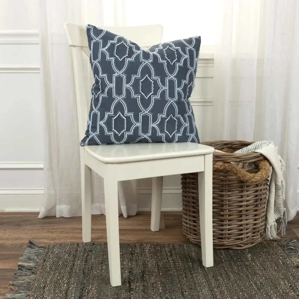 Opal Light Blue Pillow With Insert - LOOMLAN - LOOMLAN - Throw Pillows