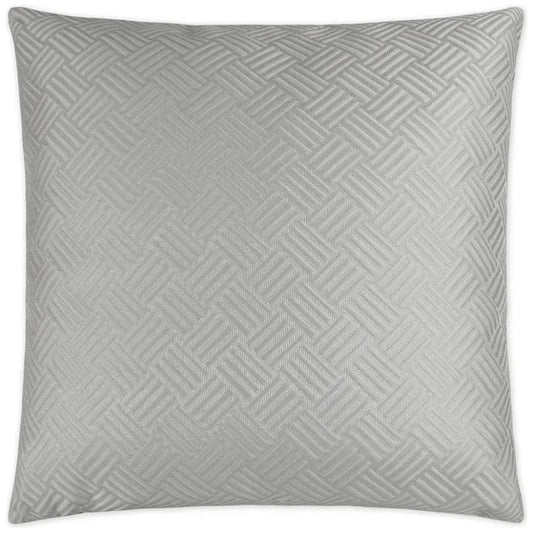 Open Door Platinum Grey Throw Pillow Insert - LOOMLAN - D.V. Kap - Throw Pillows