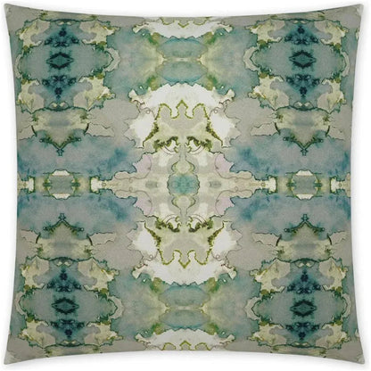 Orbach Abstract Teal Large Throw Pillow Insert - LOOMLAN - D.V. Kap - Throw Pillows