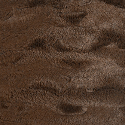 Orca Coffee Brown Throw Pillow