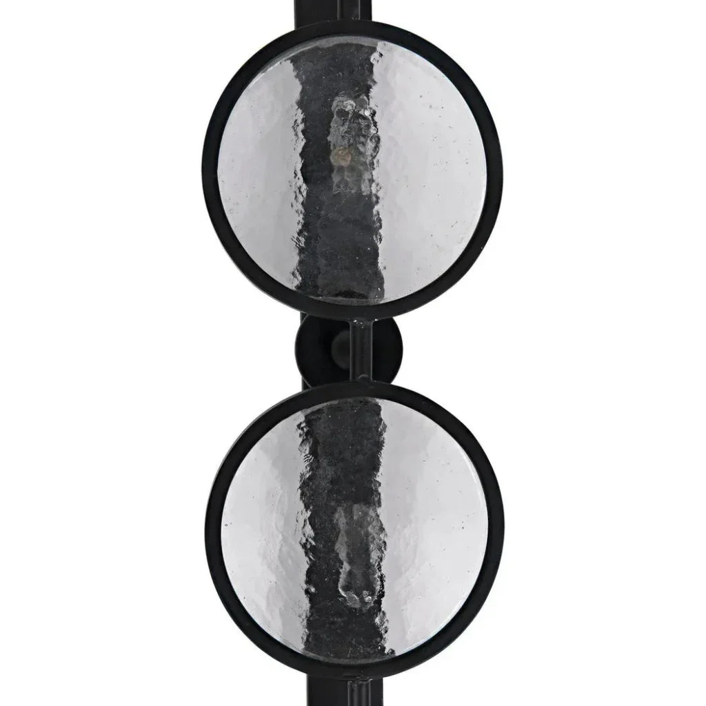 Ordo Black Steel Sconce - LOOMLAN - Noir - Wall Sconces