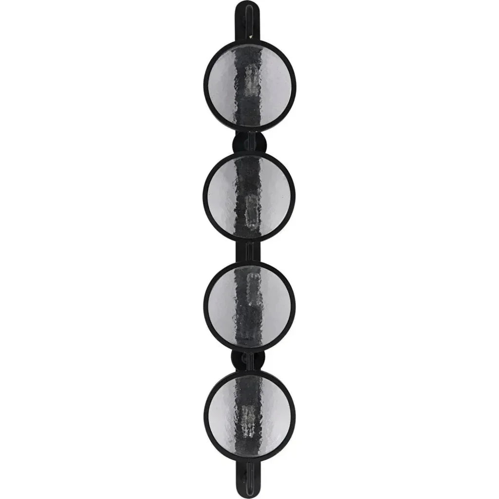 Ordo Black Steel Sconce - LOOMLAN - Noir - Wall Sconces