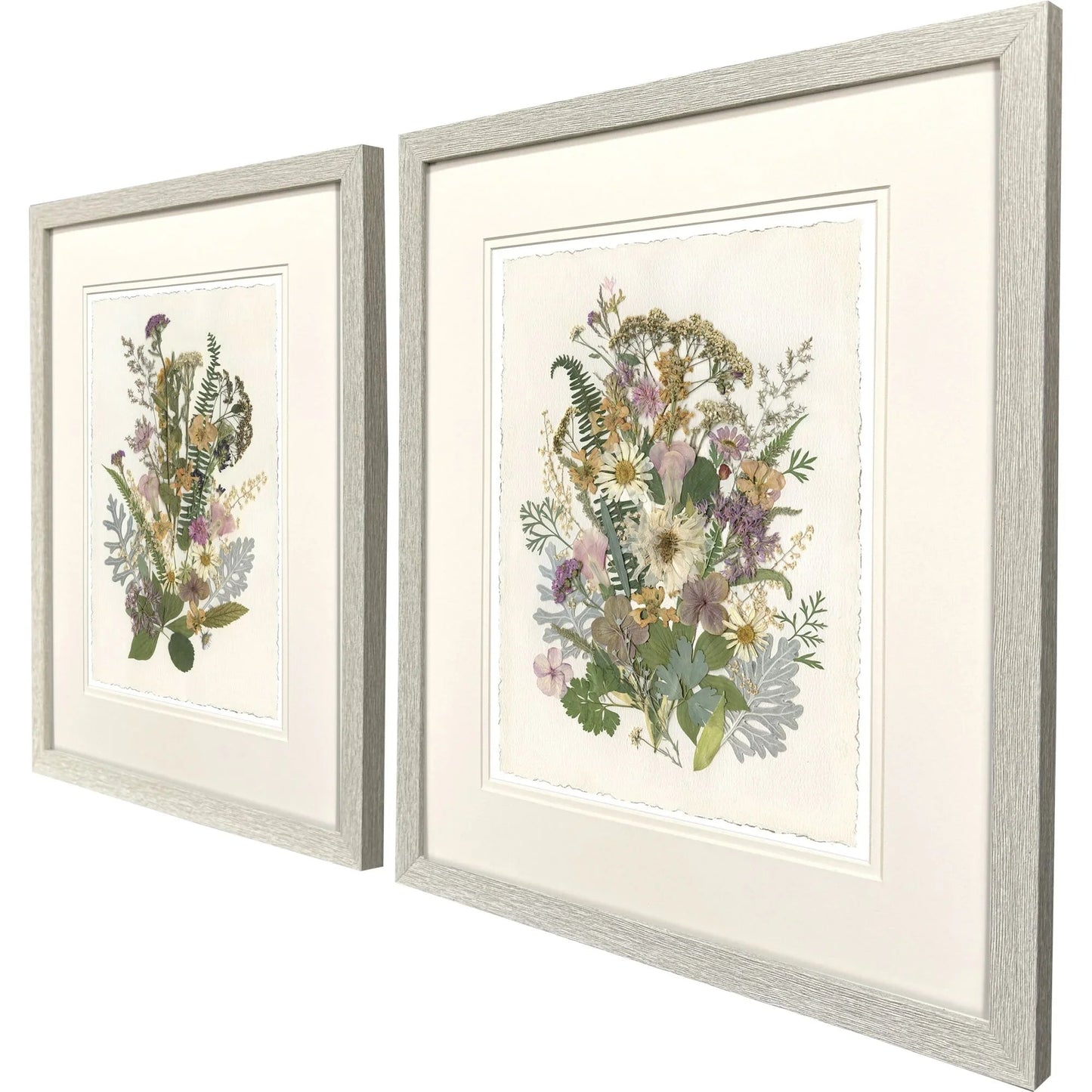 Organica Bouquet Green Canvas Art 2PC