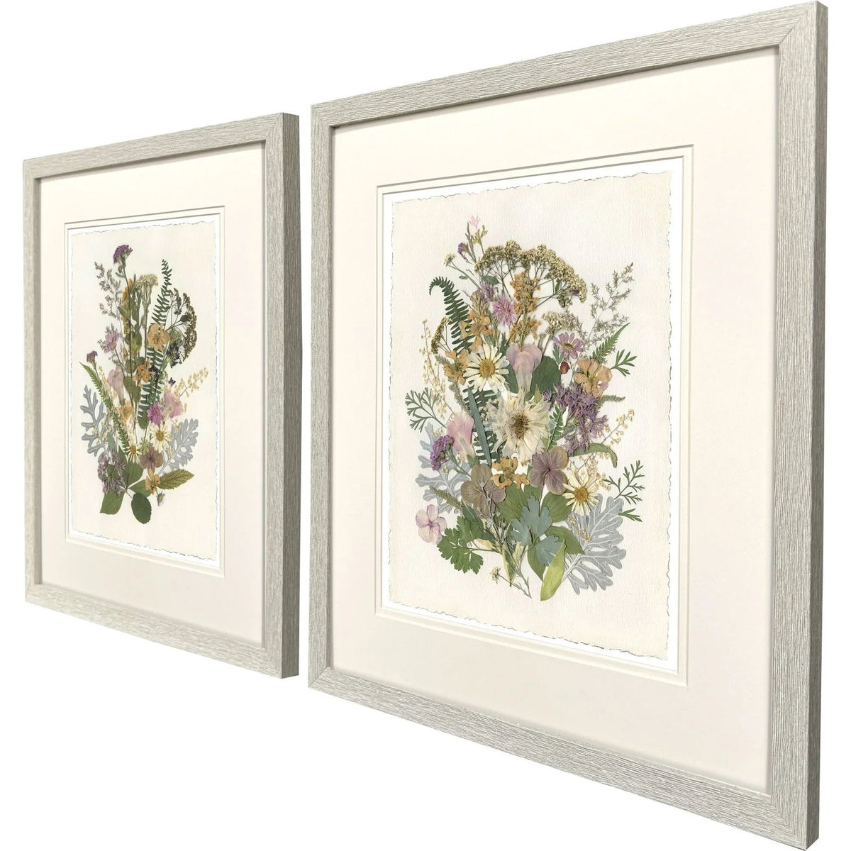 Organica Bouquet Green Framed Wall Art 2PC -- view 3